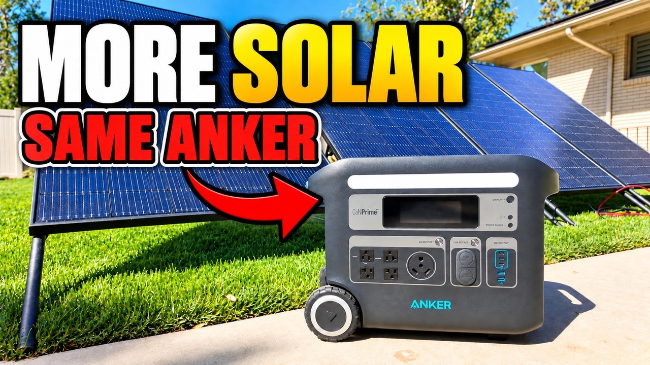 I Gave My Anker SOLIX a SECOND Solar Charger