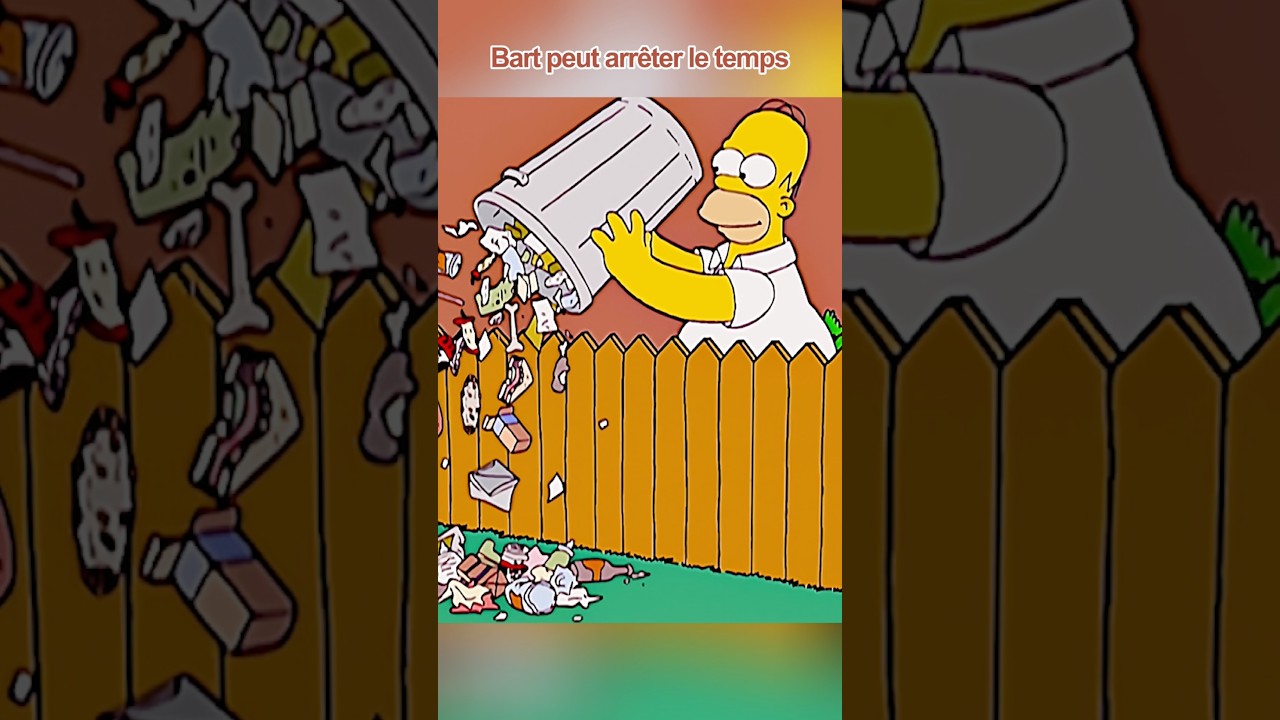 Bart peut arrêter le temps #ly6F #foryou #simpsons #short