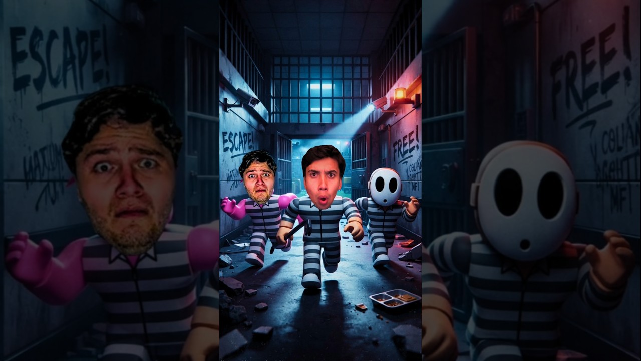 ESCAPANDO DE PRISION CON LOS BROS👮🏼‍♀️