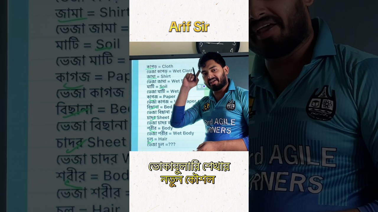 ভোকাবুলারি শেখার নতুন কৌশল।