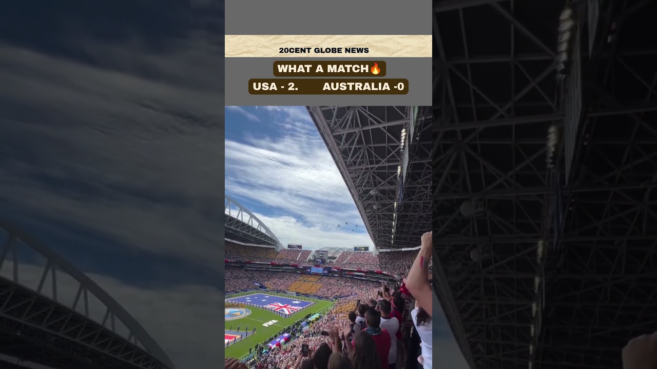 EPIC FIFA World Cup Moment Before USA vs Australia Match! #news #FIFA #WorldCup #USAvsAustralia