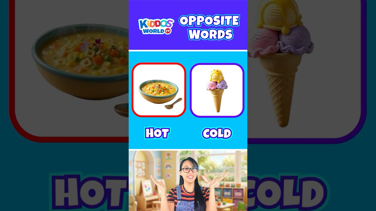 Teaching Opposite Words to Kids | Learn Opposites with Miss V