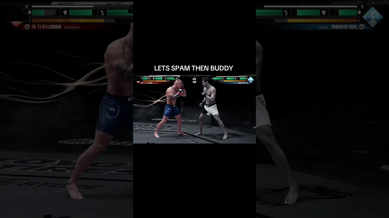 SPAMMING IS SO BORING #ufc #ufc6 #mma #boxing #gaming #s2basic #shorts