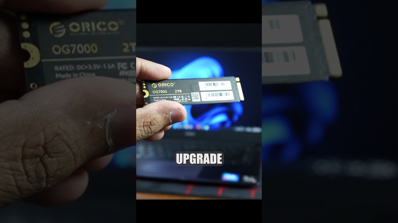 How to Upgrade Laptop NVME SSD Internal #ssd #tech