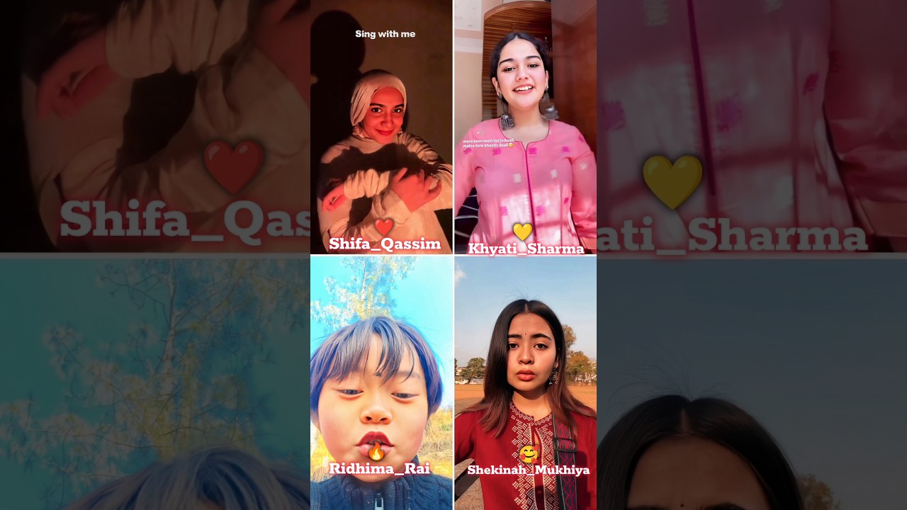 Kithe Rah Gaya 🥰 | Shifa Qassim X Khyati Sharma X Ridhima Rai X Shekinah Mukhiya #viral #shorts