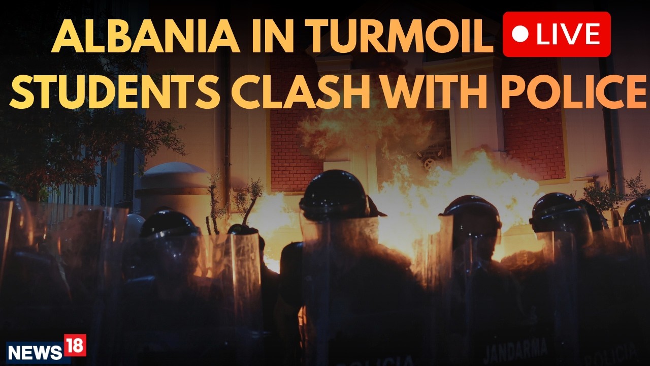 LIVE: Albania Protests Escalate | Students Clash With Police in Tirana, PM Edi Rama Faces Pressure