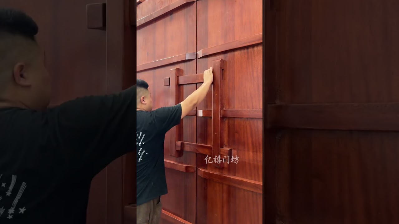 For Many, building a Home Isn’t Complete Without Traditional Wooden Door #youtubeshorts #viralvideo