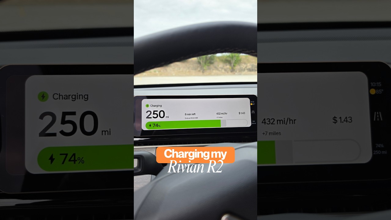 Charging My Rivian R2!