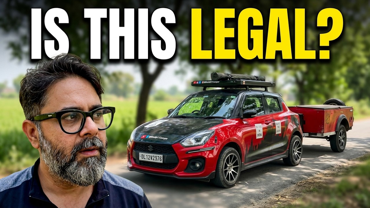 India’s Craziest Maruti Swift Camper & Towing Trailer Setup