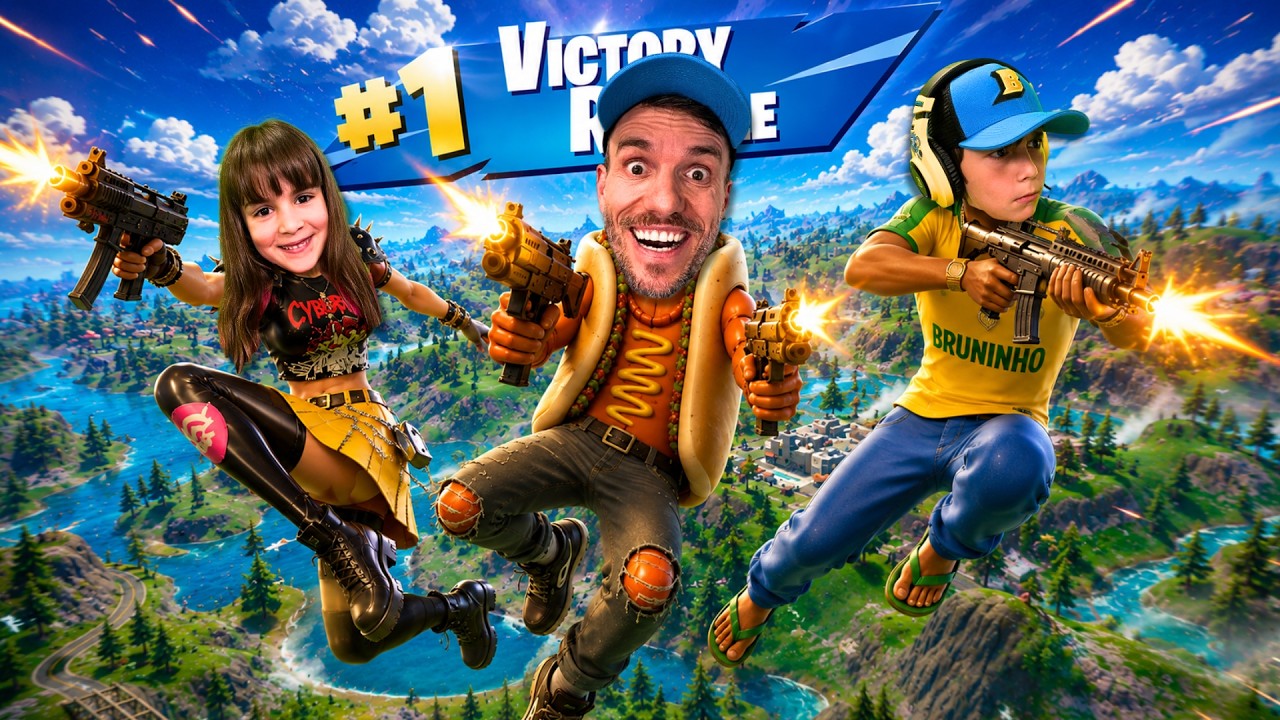 Amassamos em família no FORTNITE! 💥