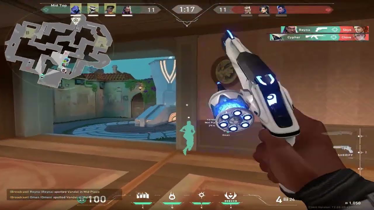 Calm Aim + 1600dpi Valorant Clutches