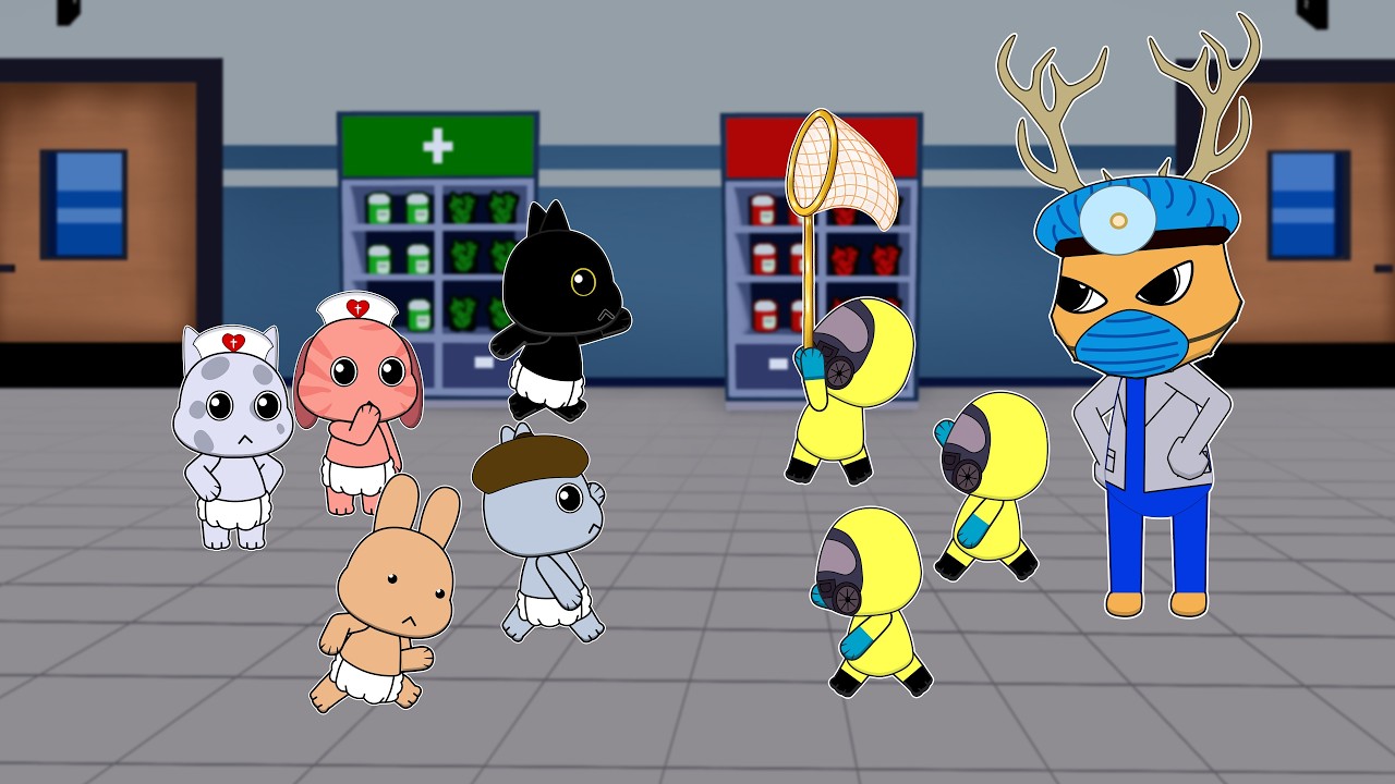 Tiny Staff at Animal Hospital 👀 | Animal Hospital Roblox #roblox
