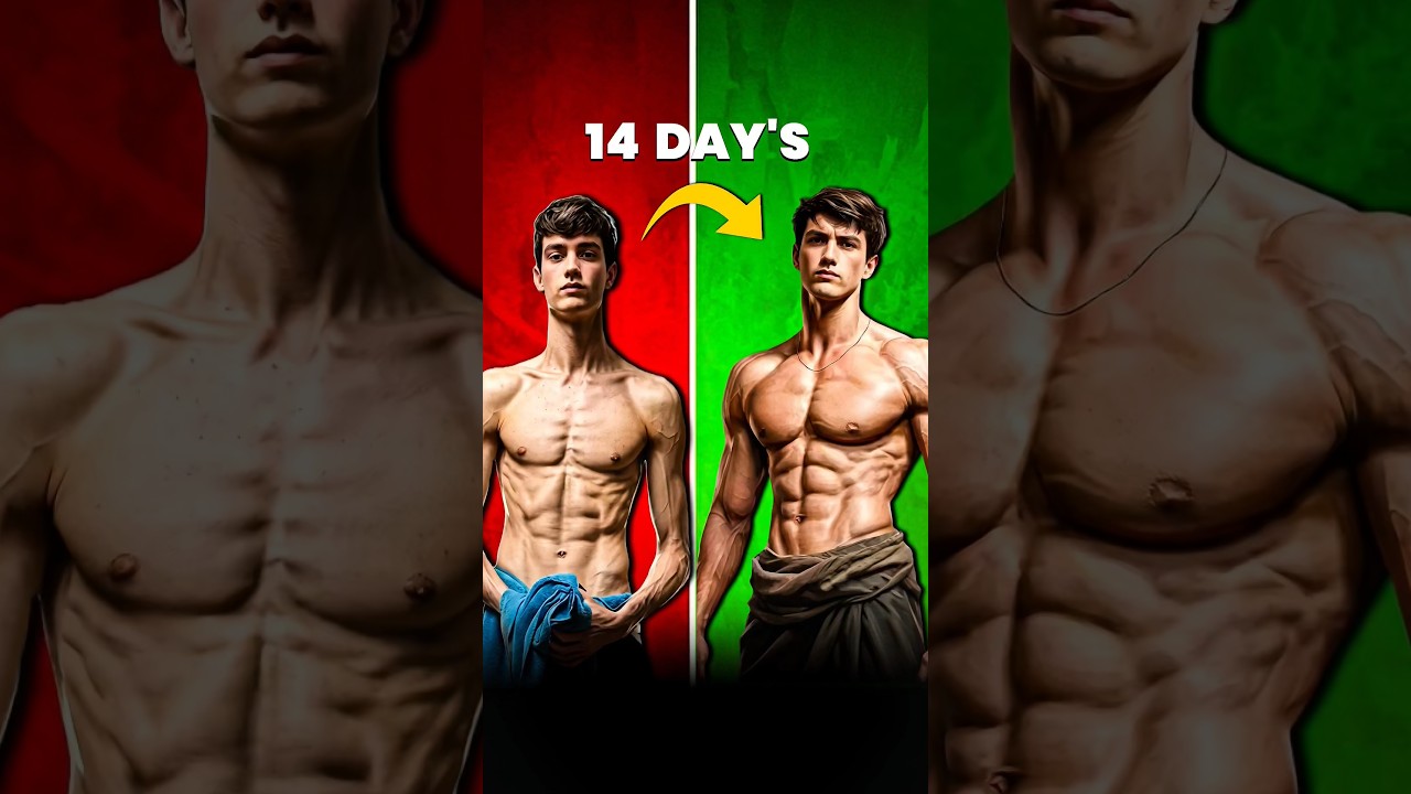🔥 14 Days Body Transformation Challenge | Full Home Workout Plan | #bodybuilding #fitness #shorts