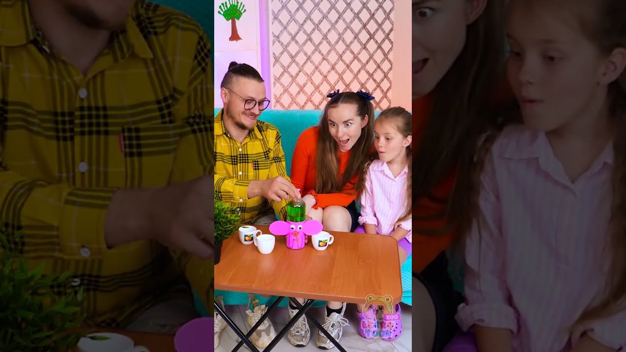 A Better Way to Share a Drink! 🧃 Mini Dispenser Time #FamilyFun