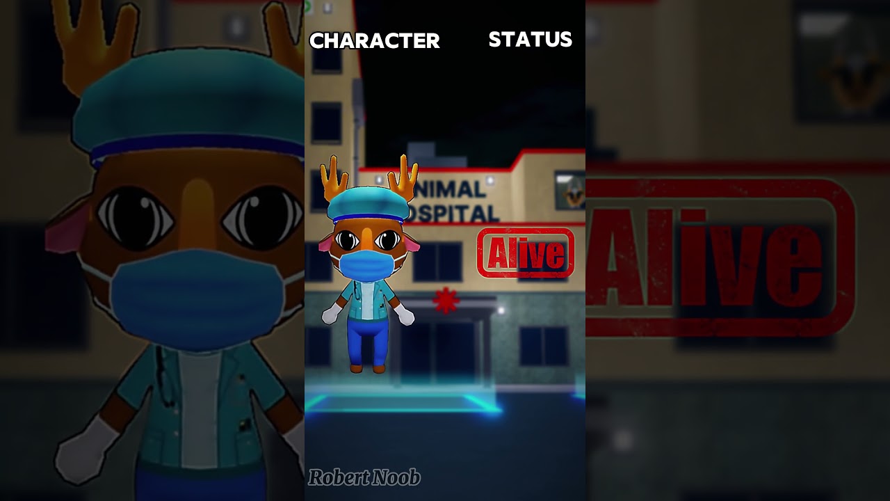 character status in animal hospital | Roblox #animalhospital #roblox #edit #shorts #trend #story