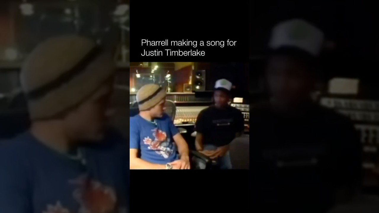 Pharrell Williams making a Hit-Song with Justin Timberlake 🔥🎶