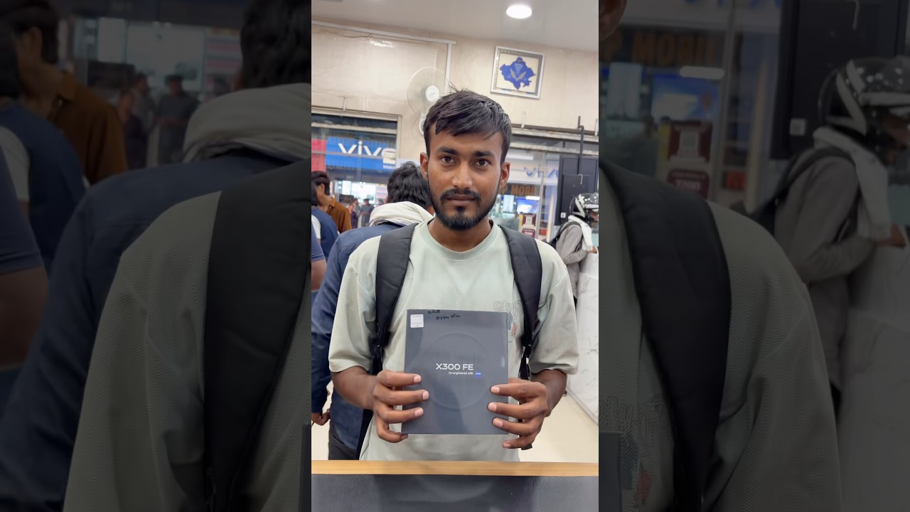 Vivo X300fe 🔥 Happy Customer 😍 #shortsfeed #customer  #shorts #vivo #vivox300fe #vivofans #tech