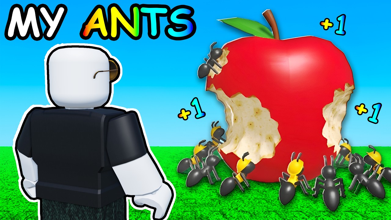 i shrunk myself and raised an ANT COLONY in Roblox...