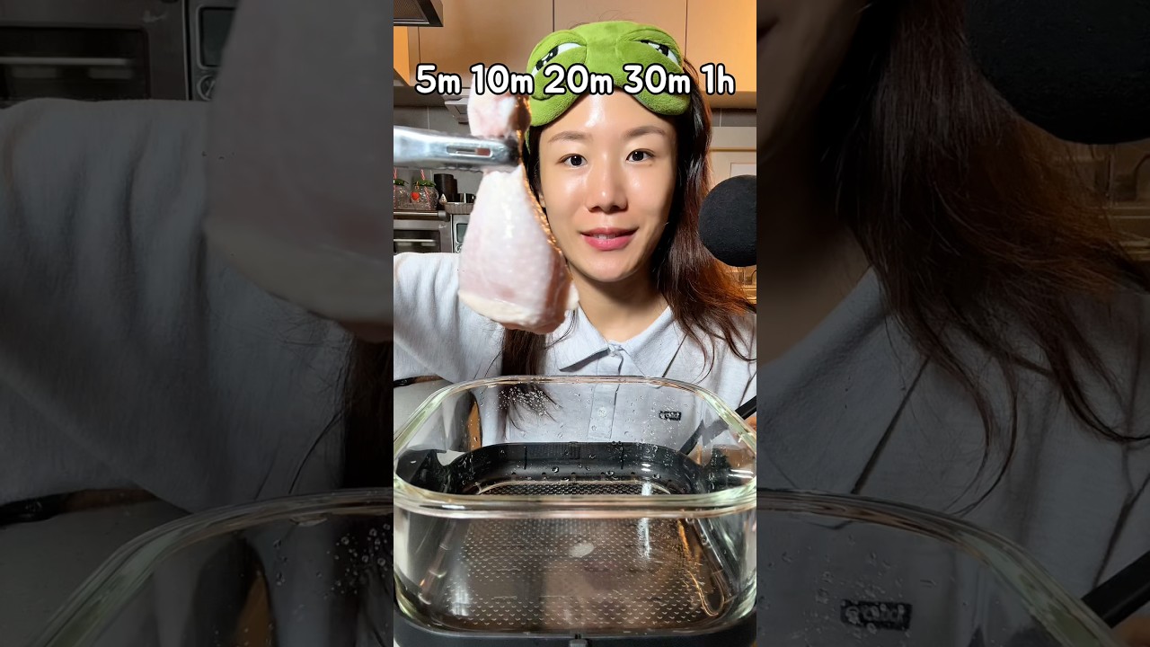 Chicken Leg Time Mukbang: From 5 Minutes to 1 Hour #mukbang