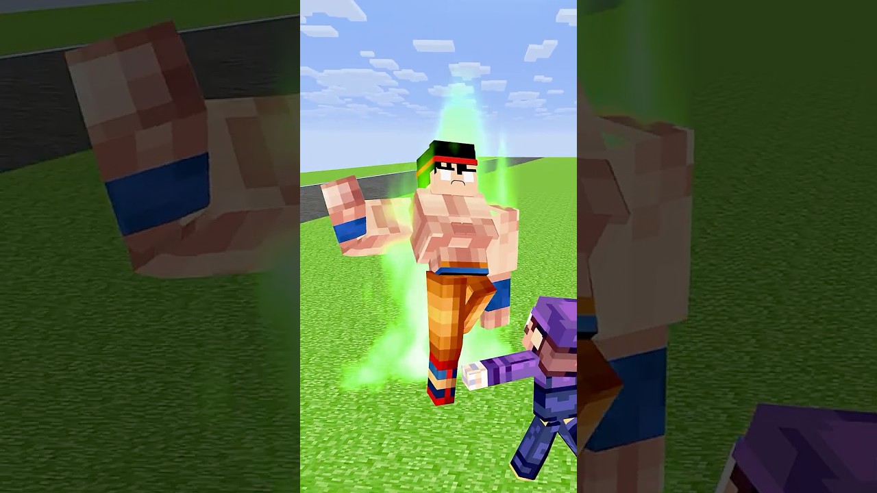 GOHAN Y EL ENTRENAMIENTO #shorts #minecraft #robux #roblox #pocoyo