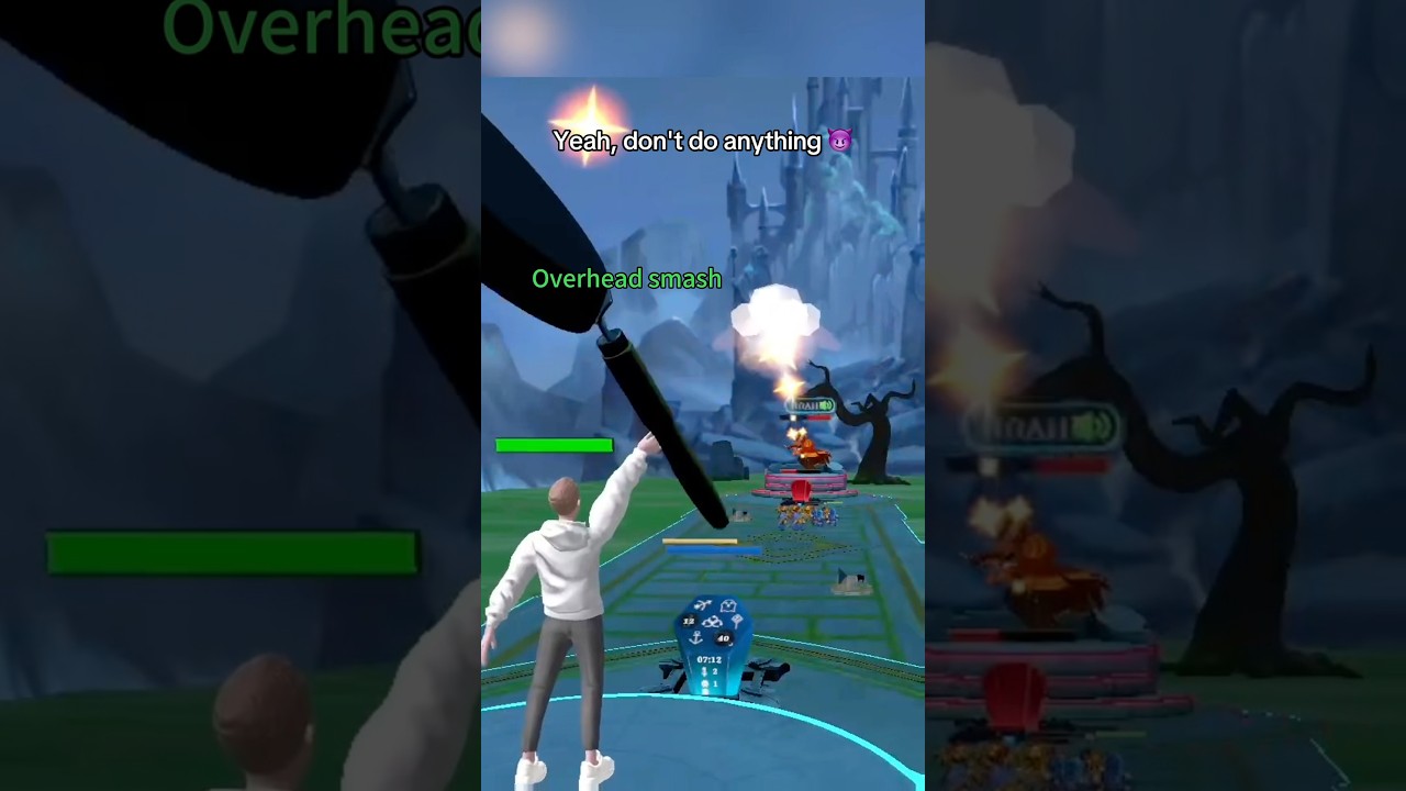 Overhead Smash in War of Wizards VR