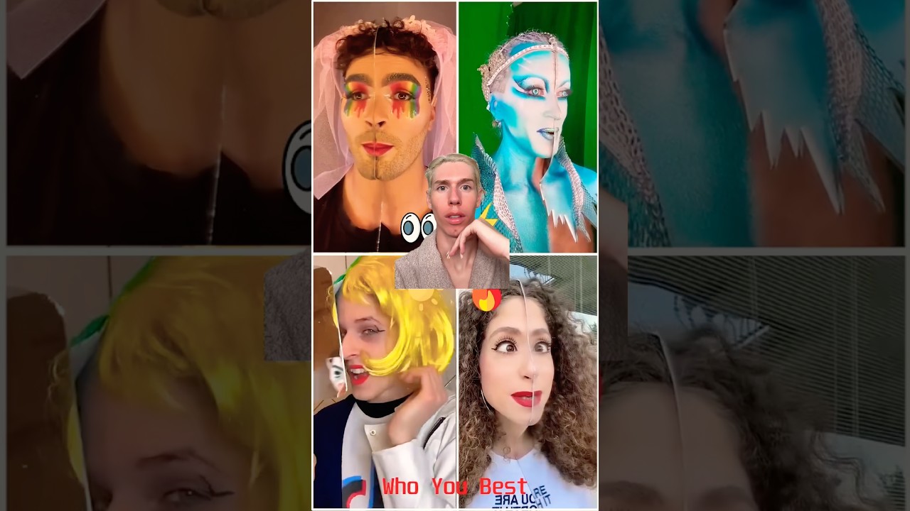 Who did the best?? #gameplay #greenscreen #reaction #trending #trend #makeup #beauty #shorts #foryou