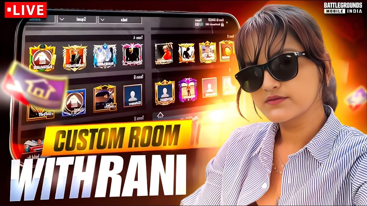 BGMI LIVE CUSTOM ROOM || CUSTOM ROOMS || BGMI LIVE ROOMS #bgmi #girlgamer #customrooms