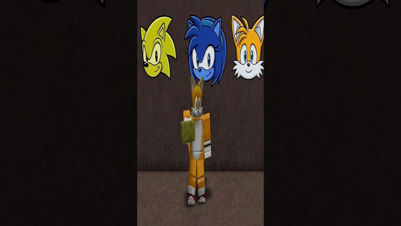 LOS PERSONAJES DE SONIC NO SABEN SUS COLORES! 😂😱 #shorts #roblox