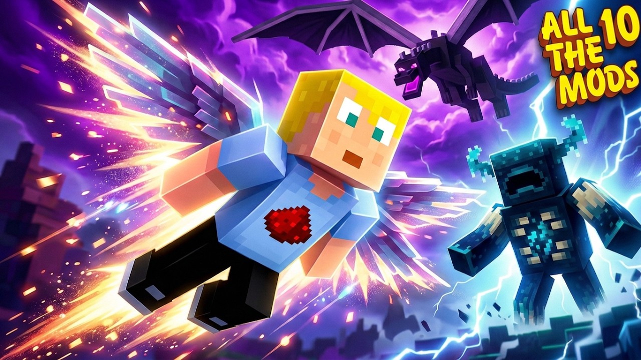 Creative Flug, Wither, Enderdrache, Warden & mehr! Kapitel 1 abgeschlossen! - All The Mods 10 #03
