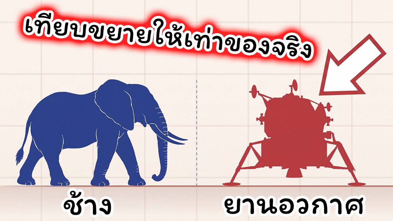 เปรียบเทียบของขยายให้เท่าขนาดจริง Size It Up