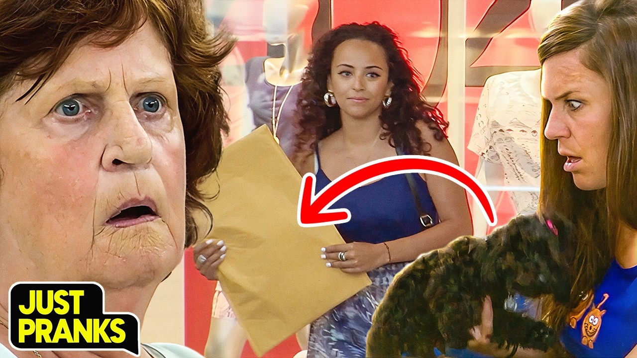 A Puppy Came Out of the Envelope! 🐶😂 | Just Pranks