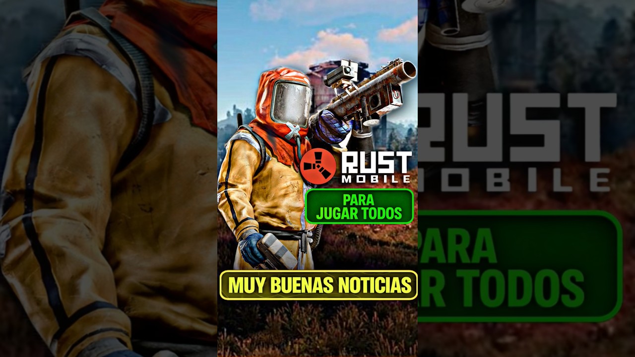 RUST MOBILE YA LISTO para JUGAR TODOS en SU NUEVA BETA GLOBAL para INSTALAR