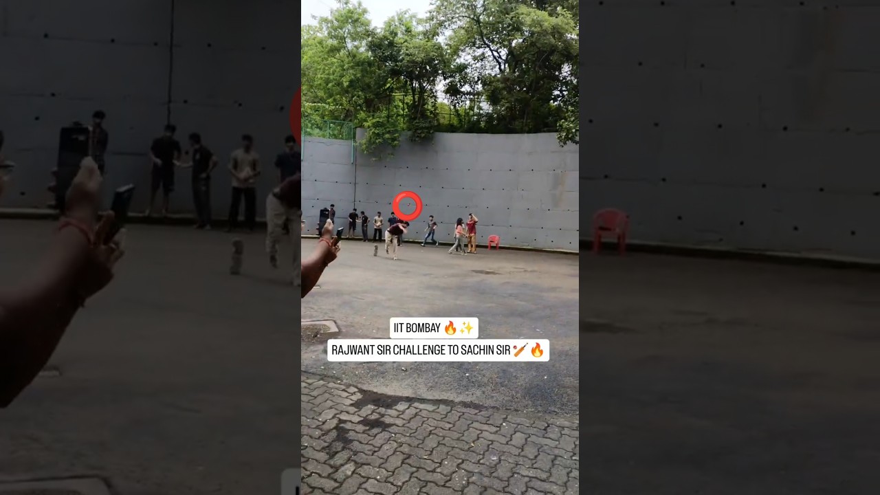 " IIT BOMBAY " SACHIN SIR X CRICKETER 🔥🏏 #physicswallah #iitbombay #cricket