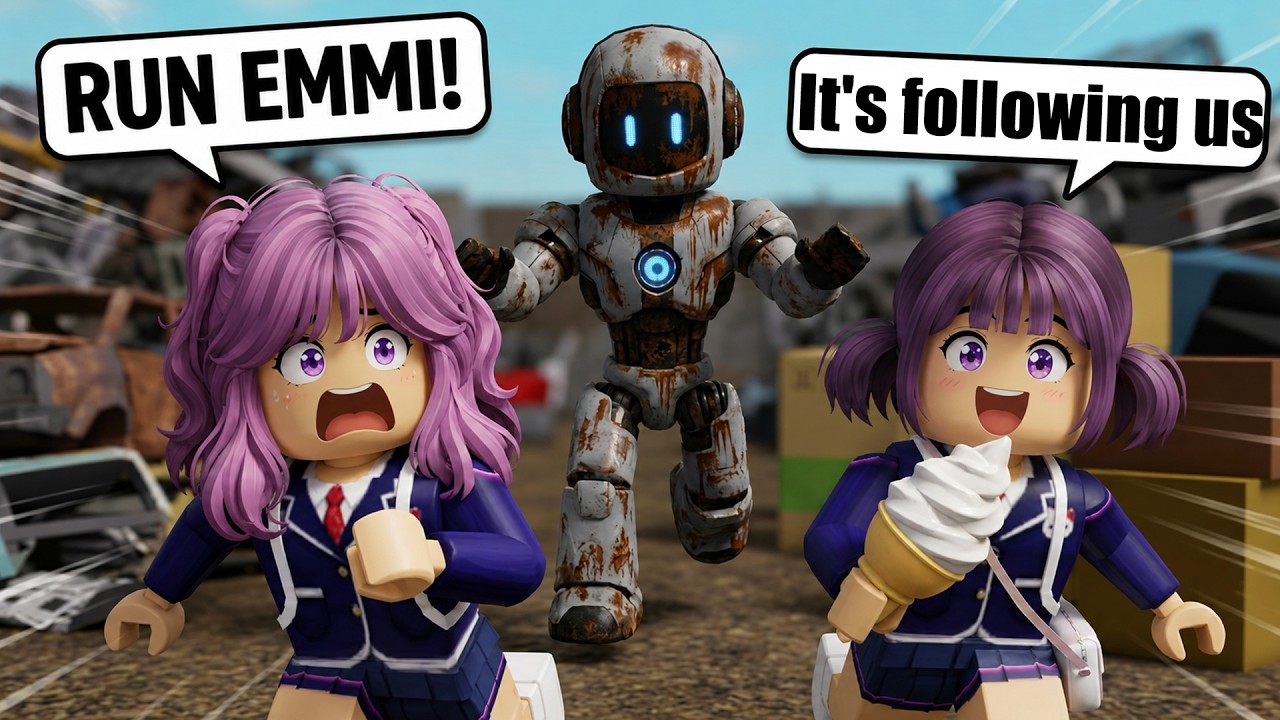 Violet found an old robot | Violet Roblox TV