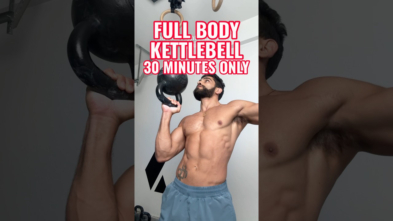 Only Have 30 Minutes? Try This Kettlebell Workout #fitness #kettlebell #workout #motivation #fyp