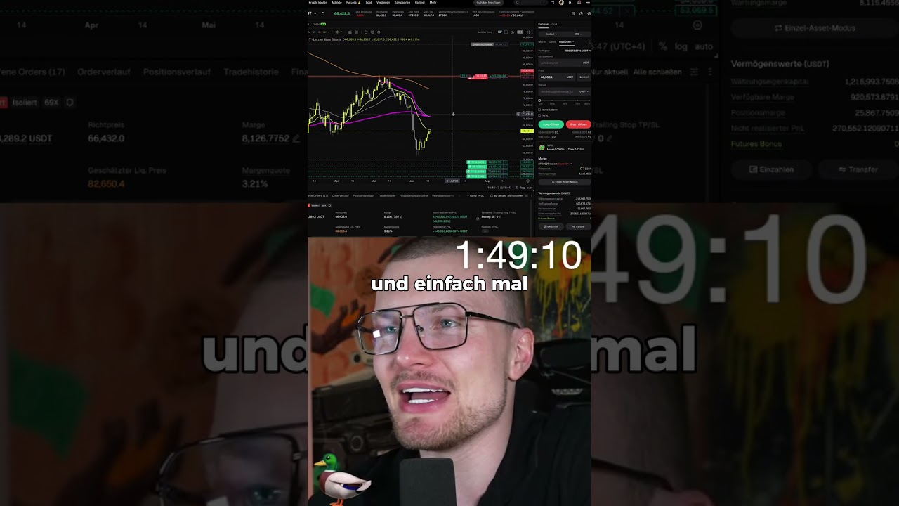 $400k Profit im Bitcoin Bärenmarkt! 🔥🚀🏆 #livetrading #kryptolivetrading #btc #eth #xrp #trading #pnl