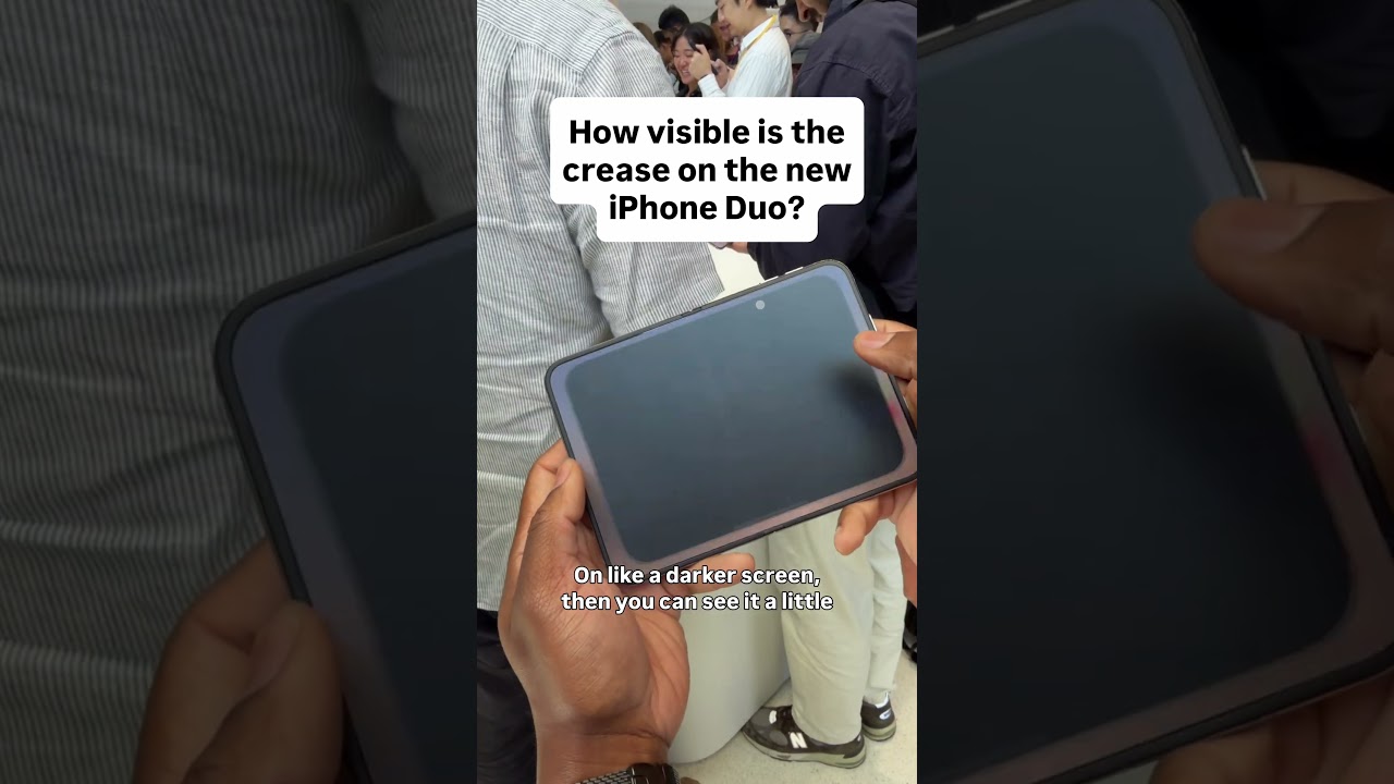 The iPhone Duo’s crease - did Apple cook?