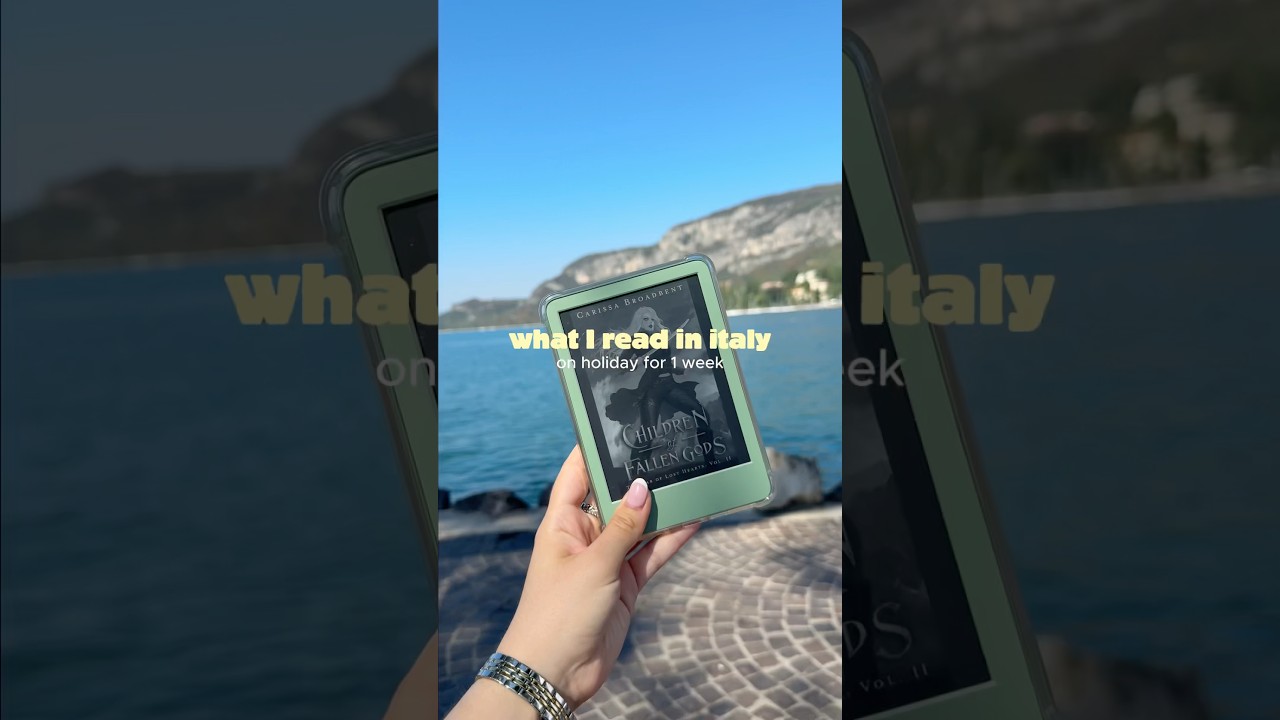 What I read in Italy x #whatiread #bookish #booktube