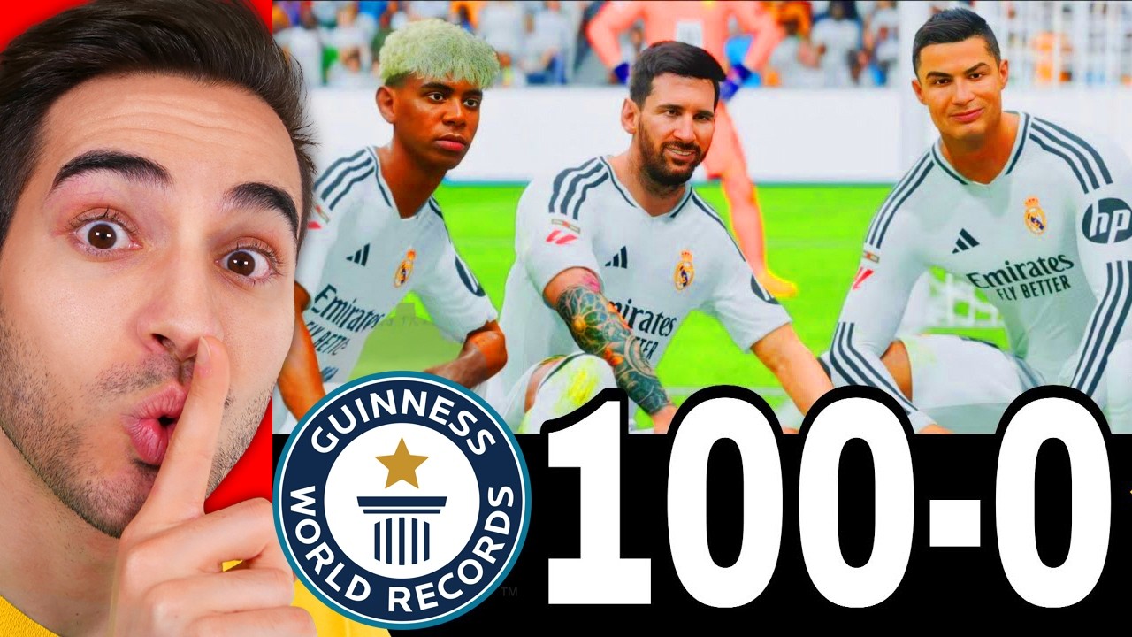 RECORD DEL MONDO - 100 GOAL IN 30 MINUTI SU FC