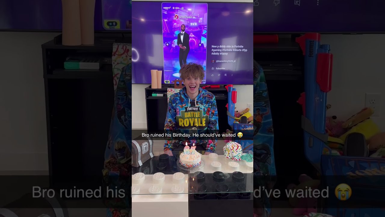 Bro ruined his Birthday