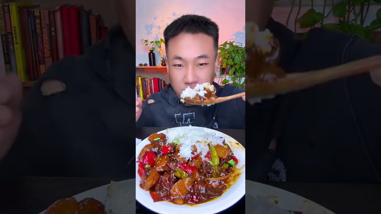 칠면조국수 음성제어로 후라이드치킨과 칠면조국수 먹기 mukbang #mukbang