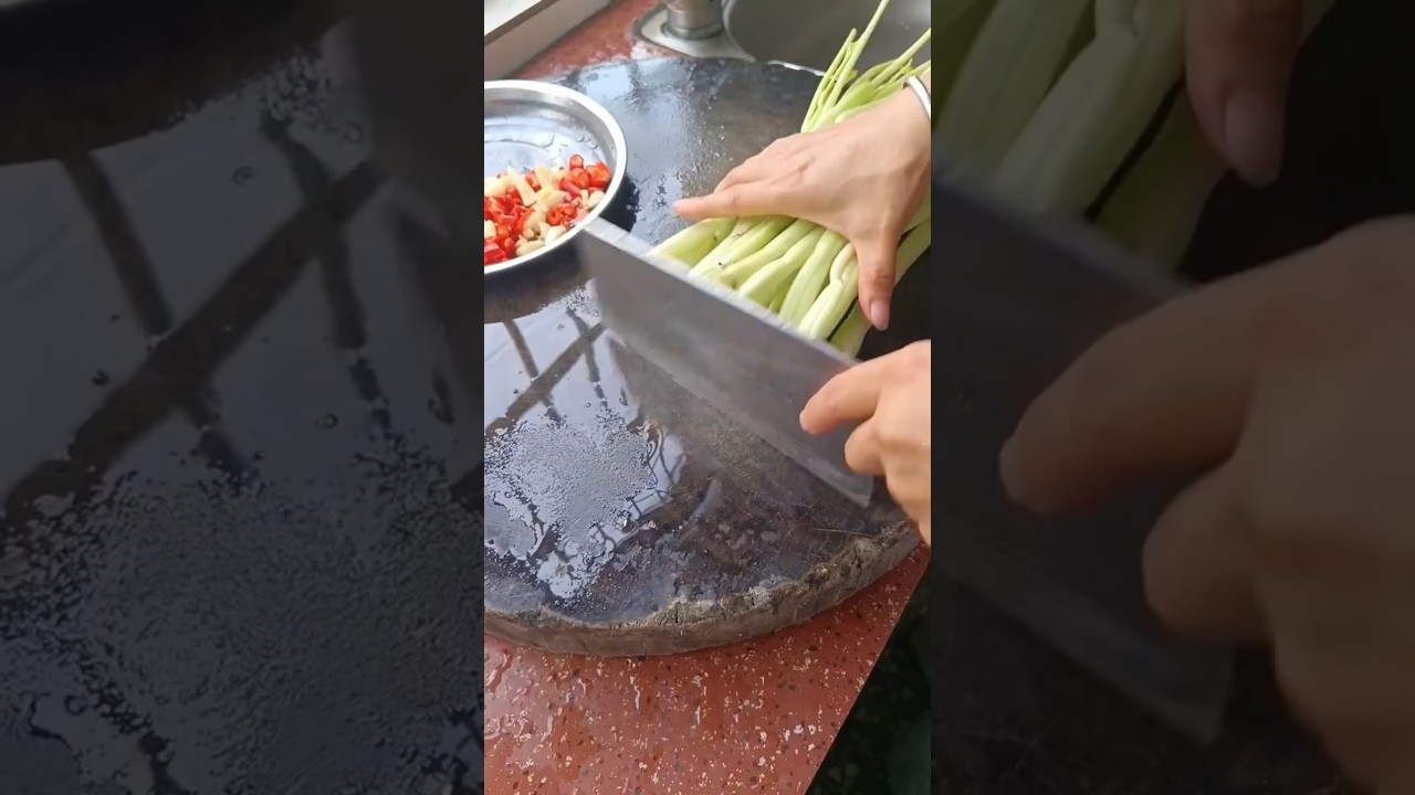 PERFECT CUTTING turns fresh stems into magic 🤯🥬🔪 #shorts #gardening #farming #plants #garden
