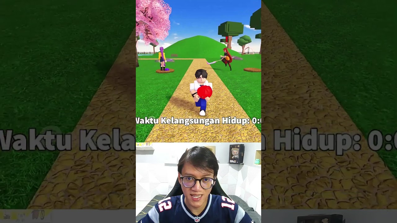 Jinu ambil squishy dumpling mira dan sembunyi diatas bukit dekat rumi!! #roblox