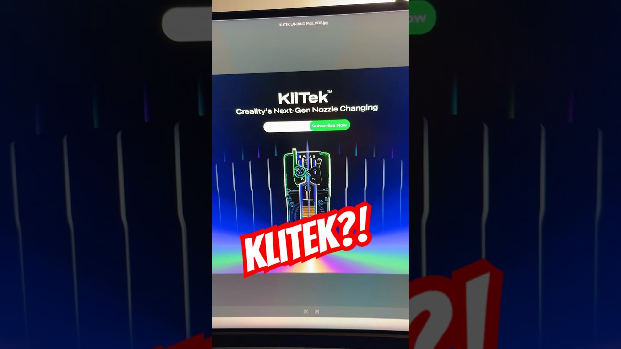 KliTek by Creality? #shorts
