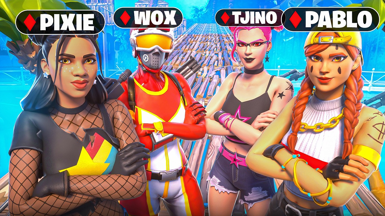 J'ai Réuni 4 JOUEURS PRO dans une SQUAD en RANKED ! ⚔️ (ils battent le record ?!)
