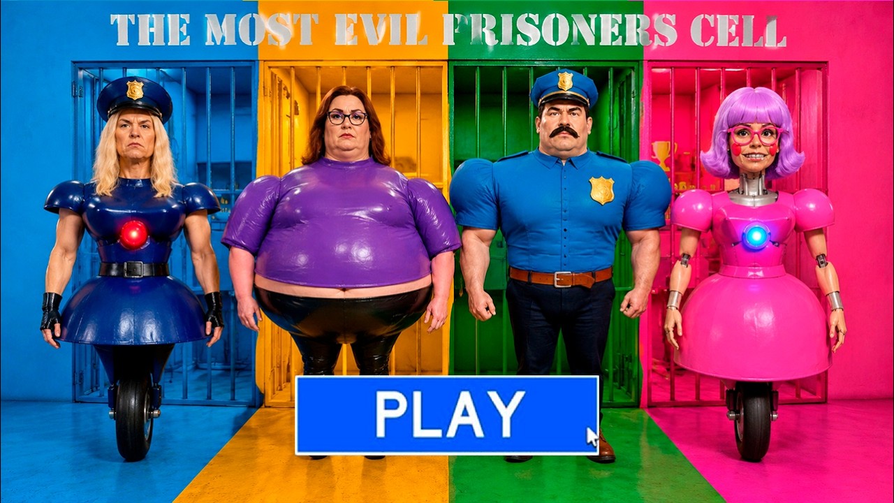 POLICE VS SUZIE VS BORRY VS ANI-TRON IN REAL LIFE! OBBY All Morphs All Bosses
