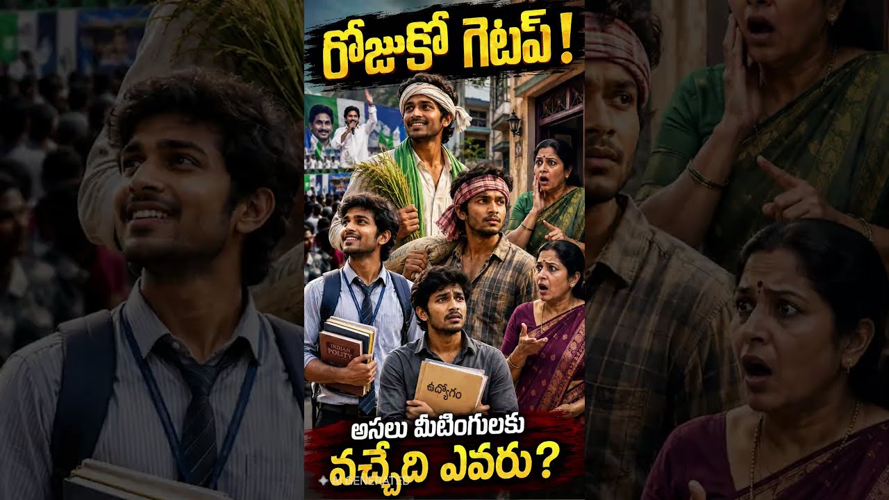 రోజుకో గెటప్! అసలు మీటింగులకు వచ్చేది ఎవరు? #ysjagan #ycp #jaganfakepolitics #ycppaytmbatch #mavigun
