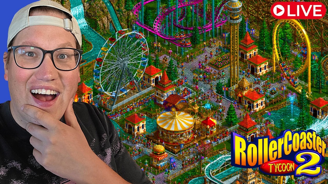 🔴 PRETPARK BOUWEN IN RCT2! // Yarasky Livestream