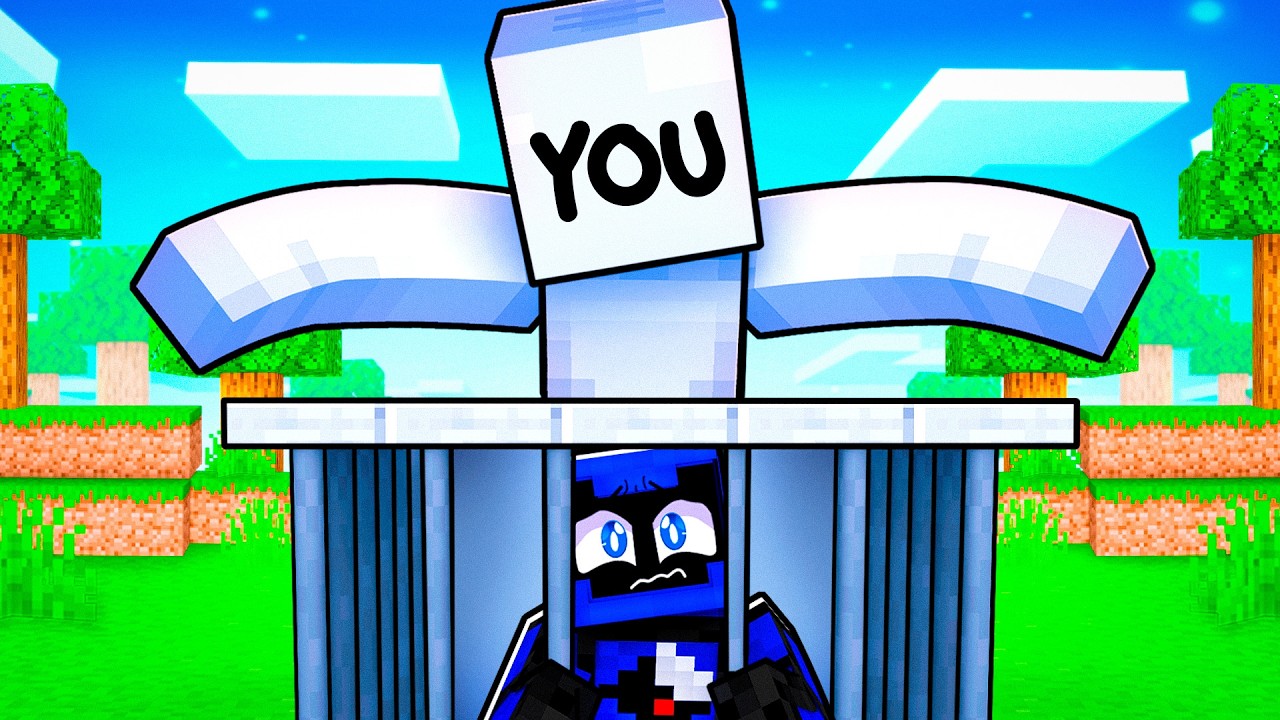 TRAPPED by YOU in Minecraft!