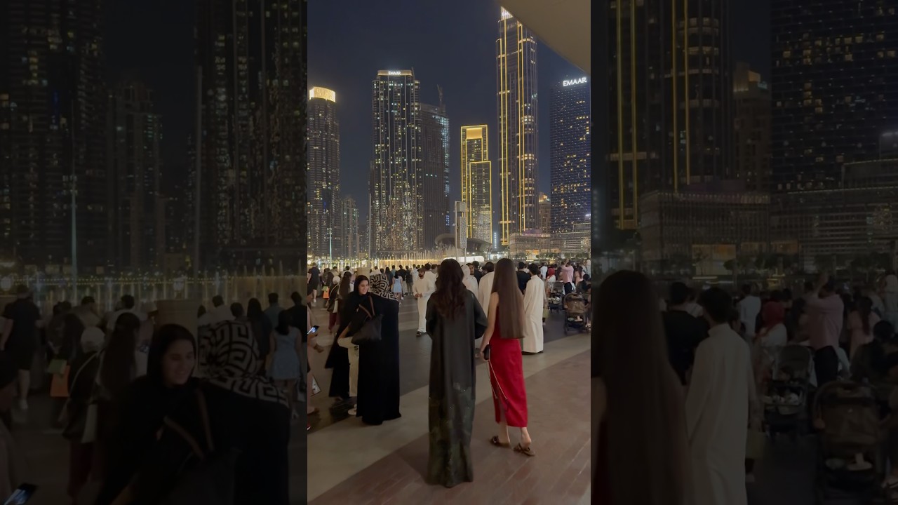 Dubai 🇦🇪❤️✌️ #dubaicity #dubai #burjkhalifa #emirates #travel #fountainshow #explore #video #viral